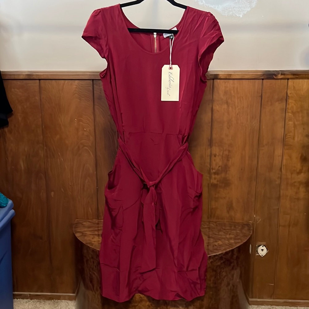 Edelweiss by Sarah 100% silk dress